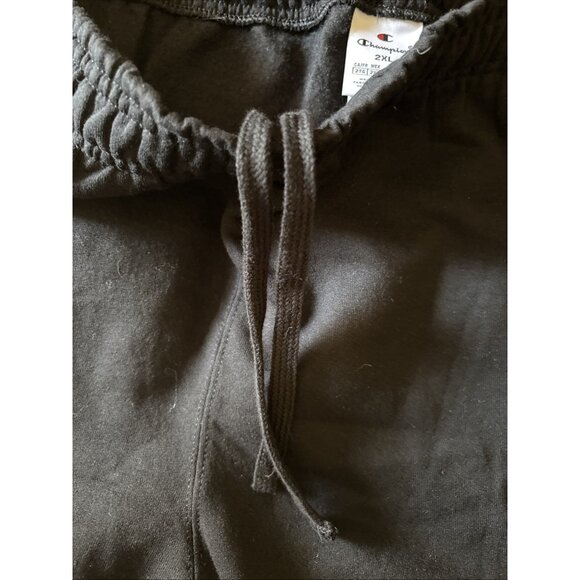 Champion Men's Powerblend Open Bottom Fleece Pant Black Size 2XL NWT - Picture 5 of 6